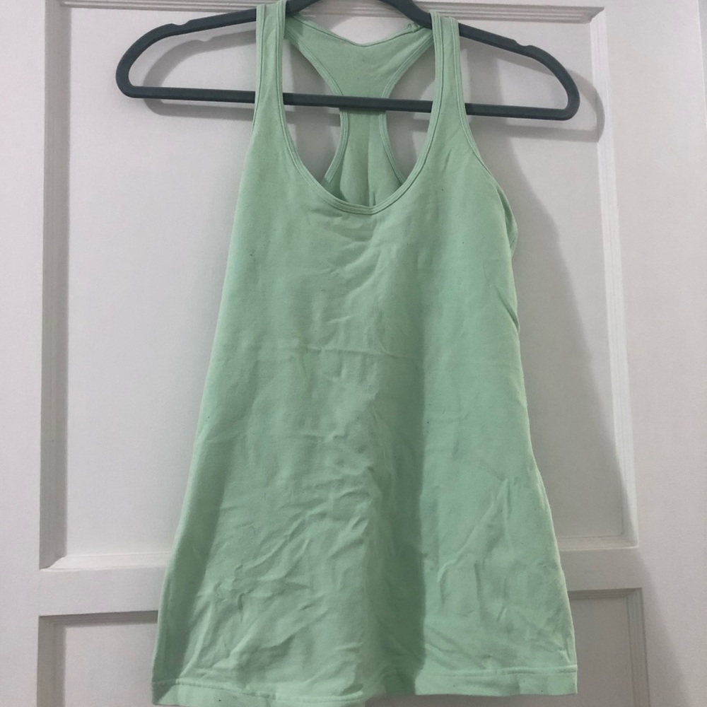 Lululemon mint tank top size 4